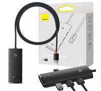 Baseus Hub USB Lite WKQX030101 4x USB‑A 3.0 5Gb/s Noir