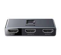Baseus Hub Matrix HDMI CAHUB-BC0G 2in1/1in2 Gris spatial