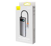 Baseus WKWG020013 station d'accueil Avec fil USB 3.2 Gen 1 (3.1 Gen 1) Type-C Gris