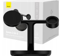 Baseus Inductive Charger Stand 3W1 15W Magsafe ( Black )