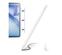 Baseus iPad Stylet Chargement sans Fil, 17H d'Autonomie, Palm Rejection, Détection d'Inclinaison, Stylus Pencil Magnétique pour iPad Pro 12,9'' 3-6 Gen /11'' 1-4 Gen, iPad Air 4/5, iPad Mini 6
