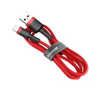 BASEUS Kevlar - Câble Lightning - USB mâle pour Lightning mâle - 50 cm - rouge