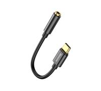 Baseus L54 Adaptateur pour casque USB-C vers prise audio 3,5 mm DAC 24 bits 48 KHz noir (CATL54-01)