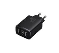 baseus Ladowarka sieciowa compact 3xusb 17w (ccxj020101) noir