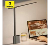 Baseus Lampe de bureau LED pliable – Protection des yeux, intensité variable – Blanc