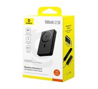 Baseus Light Power 2e Génération Power Bank Magnétique 10000mAh 22.5W Noir Interstellaire