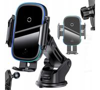 Baseus Light Support électrique pour voiture avec chargeur inductif Qi (noir)