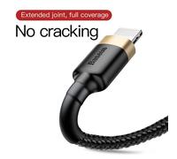 Baseus Lightning Cafule Cable 2a, 3m Gold/black (calklf-rv1)