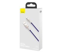 Baseus Lightning Cafule Series Metal Data Cable 2.4a 2m Purple (caljk