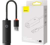 Baseus Lite Series Adaptateur réseau Usb vers Rj45, 100Mbps (Noir)
