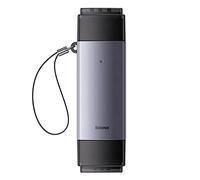 Baseus Lecteur de cartes AirJoy SD/TF USB-A et Type-C Noir
