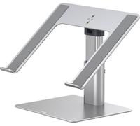 Support pour Ordinateur Portable 17.3'' Réglable en Métal Gris