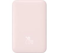 Baseus Magnetic Mini Wireless batterie externe, 10.000 mAh, charge rapide, 20 W, câble USB-C inclus, rose