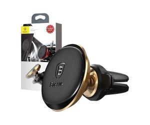 Baseus Magnetický Dr¿Ák Do Ventilace Auta S Klipem Na Kabel Zlatý