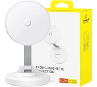 Magnetic Desktop Phone Stand Baseus Magpro Self-Adhesive (White)