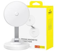 Magnetic Desktop Phone Stand Baseus Magpro Self-Adhesive (White)