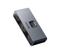 Baseus Matrix HDMI 4K HD Splitter CAHUB-C0G Gris, Diviseur de Câbles, Connecteurs HDMI Femelle, 1 Entrée / 2 Sorties, Résolution Max 4K