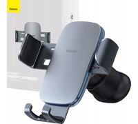 Baseus Metal Age II support de téléphone pour grille d'aération gris foncé (SUJS000013)