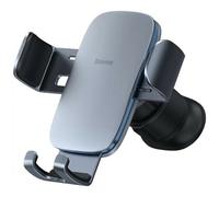 Baseus Metal Age II - Support Passif Smartphone/Mobile Voiture Vert, ABS/Aluminium/Silicone, 4.7"-6.7", Montage Ventilation, 88x110mm, 80g, SUJS000013