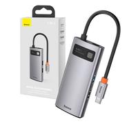 Baseus Metal Gleam 4in1 Hub, USB-C vers USB 3.0 + USB 2.0 + HDMI + USB-C PD