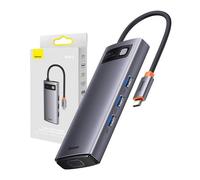 Adaptateur USB 3.0 Type C Baseus StarJoy vers HDMI, VGA et USB Type A/C (Noir)