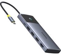 Baseus Metal Gleam Series II 7in1 USB-C - Hub USB-C PD100W / 2x USB-A / 2x HDMI 4K / USB-A 3.0 / USB-C 3.0