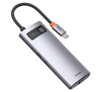 Baseus Hub Metal Gleam Series 6-in-1 Multifunctional Type-c To Type-c