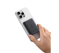 Baseus Mini batterie externe MagSafe 5000 mAh certifiée Qi2 avec support pliable, PD 20 W Slim magnétique sans fil, compatible avec iPhone 16/15/14/13/12/Pro/Pro Max, noir