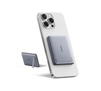 Baseus Mini MagSafe Powerbank 5000 mAh certifié Qi2 avec Support Pliable, PD 20 W, Batterie Externe magnétique USB C, sans Fil, Compatible avec iPhone 16/15/14/13/12/Pro/Pro Max, Gris