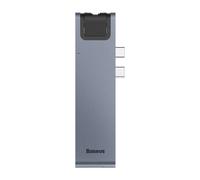 Baseus Multifunctional HUB 7in1 USB C Thunderbolt Docking Station (MacBook Pro 2016 / 2017 / 2018) gris