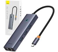 Hub 6w1 Baseus Ultrajoy 6-port ( Usb-c To 1xhdmi4kᤞhz + 3xusb 3.