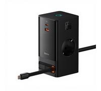 Baseus Wall Charger/powerstrip PowerCombo 65W (Black)