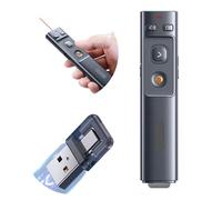 Baseus Orange Dot Multifunctionale Remote Control for Presentation, with a Laser Pointer - Gray