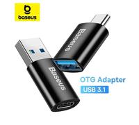Baseus OTG USB vers Type C adaptateur Type C femelle vers USB mâle convertisseur adaptateur de charge rapide pour Xiaomi Oneplus 12 données OTG adaptateur USB 3.1 TypeC to USB
