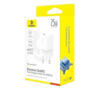 Baseus P10110909213-00 USB-C GaN5 Mini 25W Mains Charger White