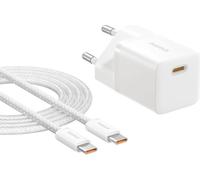 Baseus P10110909213-01 Chargeur réseau USB-C GaN5 mini 25W blanc