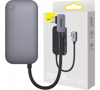 Baseus PadJoy HUB universel 6en1 USB-C USB-C pour tablette/smartphone - gris foncé