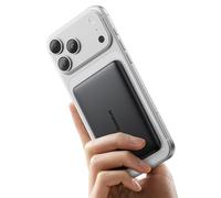 Baseus Picogo AM41 Powerbank, Ultra Slim 5000mAh Magsafe Powerbank, Charge Rapide PD 20 W, Portable, Batterie Externe Magnétique sans Fil avec câble USB-C pour iPhone 17/16/15/14/13/12, Noir