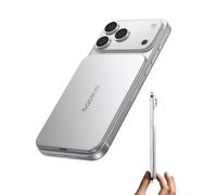 Baseus Picogo AM71 Chargeur portable magnétique ultra fin 5000 mAh Magsafe de 0,69 cm avec câble USB-C de 20 W pour iPhone 17/16/15/14/13 Argenté