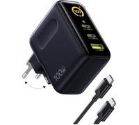 Baseus Picogo Chargeur USB C 100W, Écran Intelligent & Tactile, Charge Rapide 3-en-1, GaN, Pour MacBook, iPhone, Pixel.