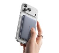 Baseus Picogo Powerbank, 10000mAh Qi2 Magsafe Powerbank, Ultra Slim, 15W Wireless Charge Rapide et PD 27 W, Batterie Externe Magnétique pour iPhone 17/16/15/14/13/12, Gris