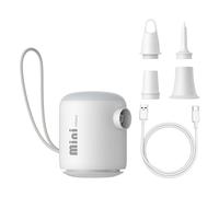 Baseus PocketGo gonfleur portable blanc étoile