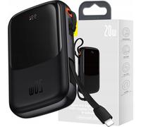 Baseus Powerbank 10000 mAh Chargeur 20 W + câble USB C 3A - Noir