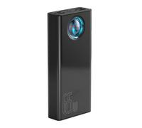 BASEUS POWERBANK AMBLIGHT 30000MAH, 4XUSB, USB-C, 65W (BLACK) PPLG0001