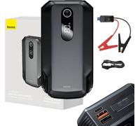 Baseus Powerbank Power Starter Jump Démarreur Booster 20000Mah 12V (2000A / 1000A) + câble à pince crocodile Noir (Cgnl020001)