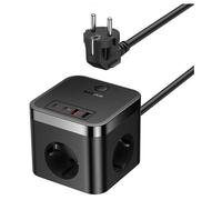 Baseus Powercombo Universel Noir Secteur Intérieure