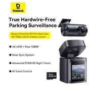 Baseus PrimeTrip VD1 Pro Dashcam 4K + 1080p, version batterie lithium, Cosmin Black