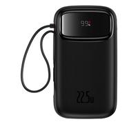 Baseus QPOW 2 DUAL KABLOLU 10.000 MAH 22.5W POWERBANK-SIYAH banque d'alimentation électrique Lithium 10000 mAh Noir
