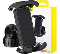 BASEUS Vélo Téléphone Support pour 14.5-18.3cm Smartphones, Noir
