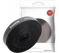 Baseus Rainbow Circle Velcro Straps 3M Cable Organiser (Noir)